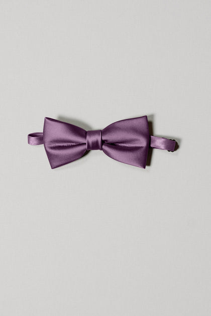 Satin Bowtie | Made To Order | Dusty Plum