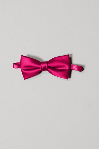 Satin Bowtie | Made To Order | Hot Pink