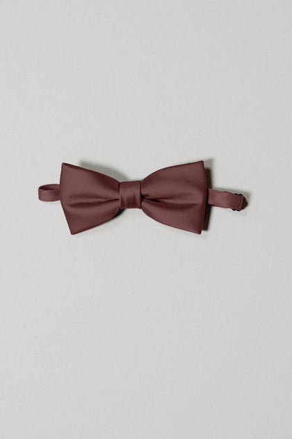 Satin Bowtie | Made To Order | Mahogany