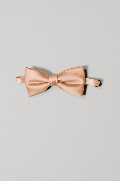 Satin Bowtie | Made To Order | Peach