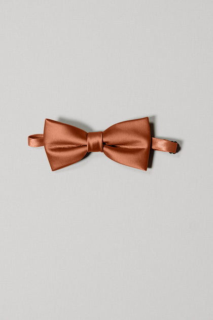 Satin Bowtie | Made To Order | Rust