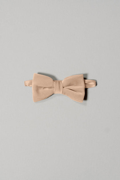 Velvet Bowtie | Made To Order | Gold Champagne