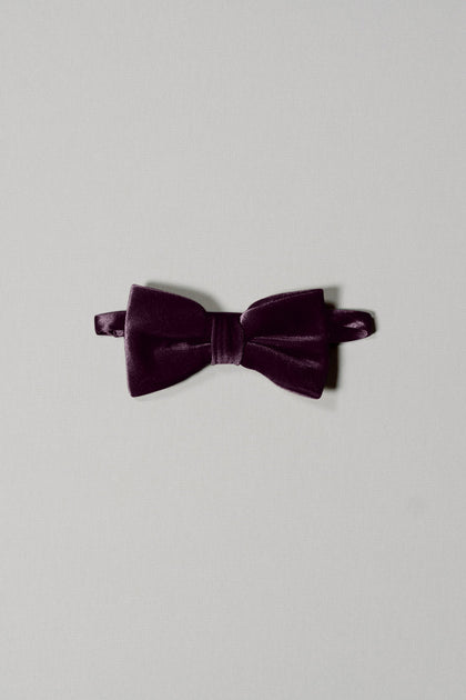 Velvet Bowtie | Made To Order | Purple