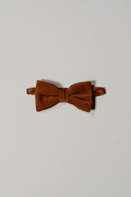 Velvet Bowtie | Made To Order | Rust
