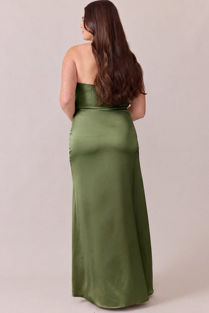 Briar Satin Dress | Made To Order | Fern