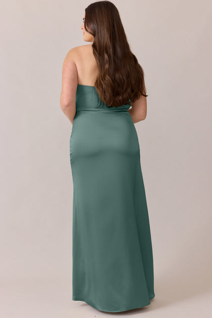Briar Satin Dress | Made To Order | Rosemary