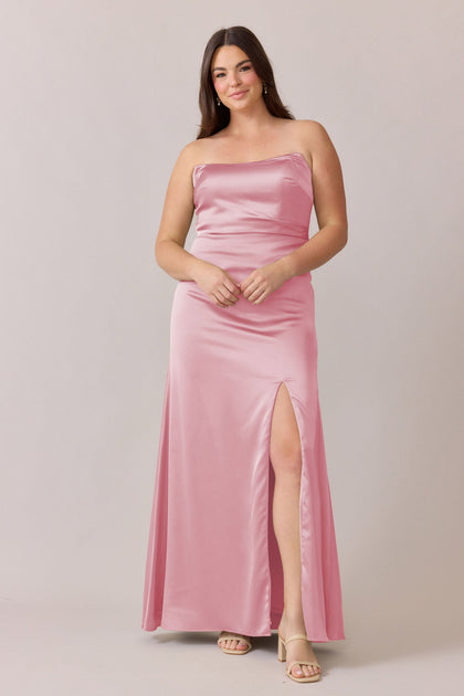 Briar Satin Dress | Made To Order | Rosette