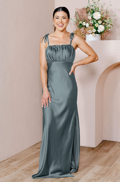 Sample Eucalyptus Brooke Satin Dress | Ready To Ship 2