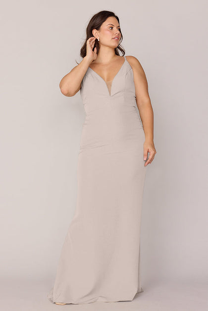 Camilla Crepe Dress | Made To Order | Gold Champagne