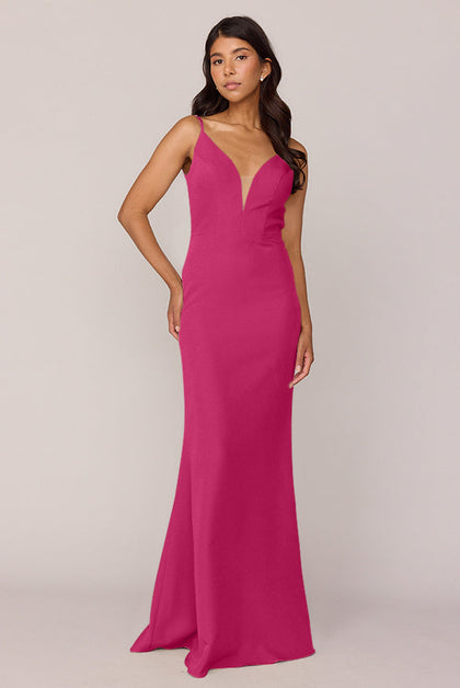Camilla Crepe Dress | Made To Order | Malibu Pink