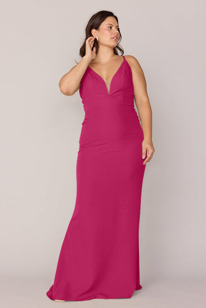 Camilla Crepe Dress | Made To Order | Malibu Pink