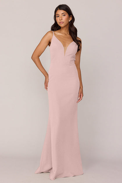 Camilla Crepe Dress | Made To Order | Petal Pink