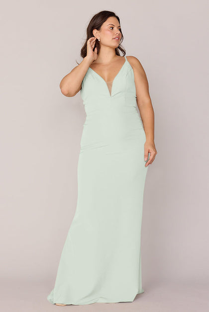 Camilla Crepe Dress | Made To Order | Pistachio