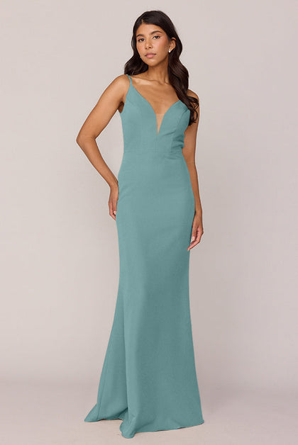 Camilla Crepe Dress | Made To Order | Rosemary