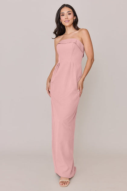 Caroline Crepe Dress | Made To Order | Blushing Bride