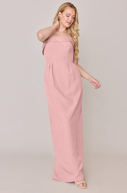 Caroline Crepe Dress | Made To Order | Blushing Bride