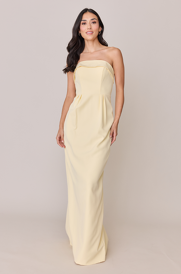 Caroline Crepe Dress | Made To Order Taupe Caroline Crepe Dress | Made To Order Taupe
