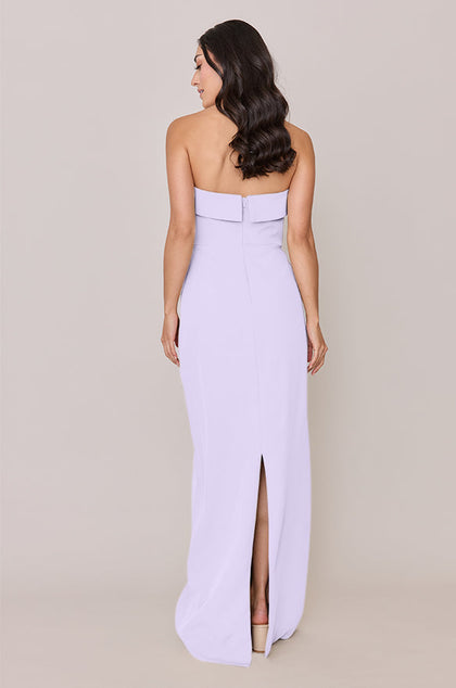 Caroline Crepe Dress | Made To Order | Light Lavender