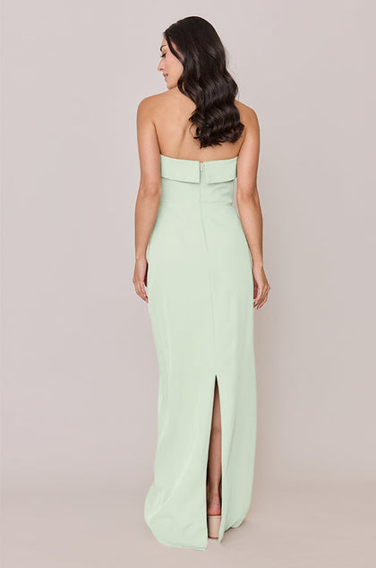 Caroline Crepe Dress | Made To Order | Pistachio