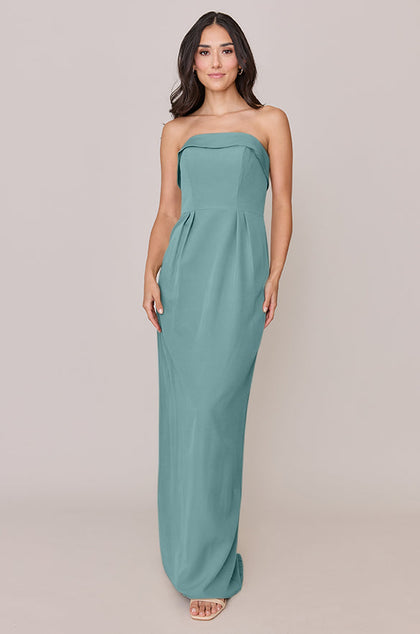 Caroline Crepe Dress | Made To Order | Rosemary