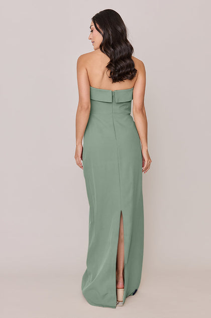 Caroline Crepe Dress | Made To Order | Sage