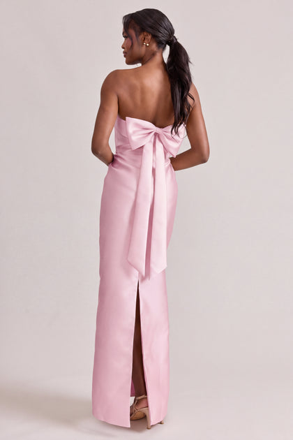 Caroline Mikado Dress | Baby Pink