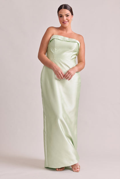 Caroline Mikado Dress | Lily Green