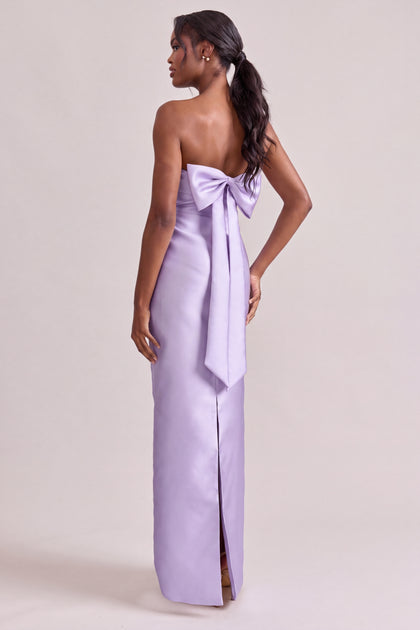 Caroline Mikado Dress | Violet