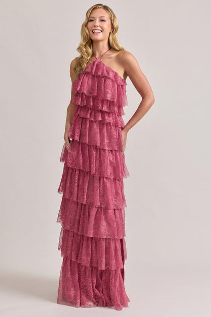 Carrie Lace Dress | Berry