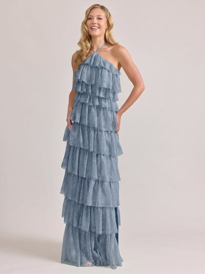 Carrie Lace Dress | French Blue