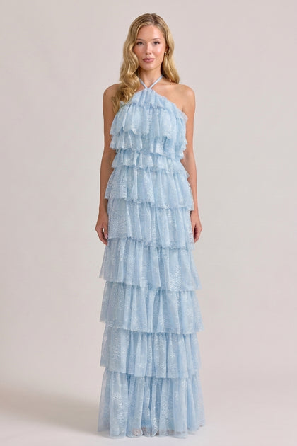 Carrie Lace Dress | Sky Blue