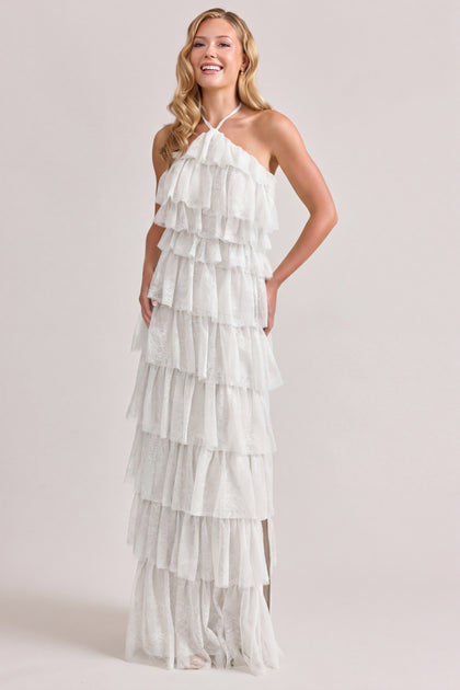 Carrie Lace Dress | White
