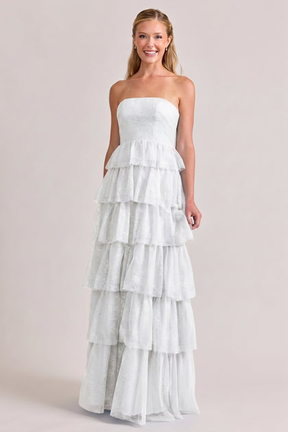 Charlie Lace Dress | White