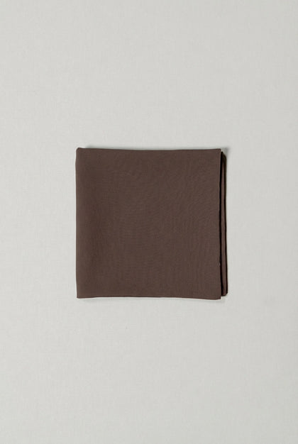 Kids Chiffon Pocket Square | Made To Order | Espresso