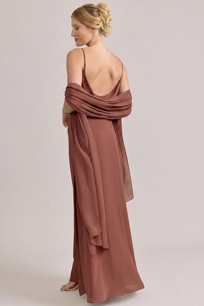 Chiffon Shawl | Made To Order | Cinnamon Rose