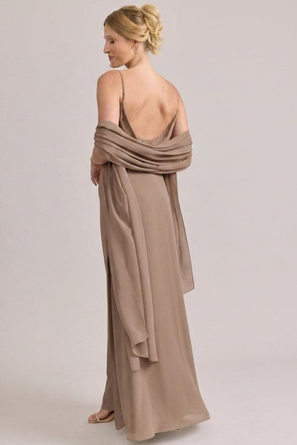 Chiffon Shawl | Made To Order | Latte