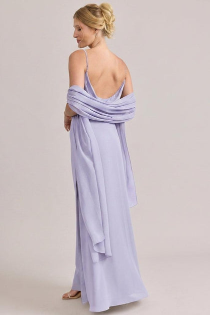 Chiffon Shawl | Made To Order | Light Lavender