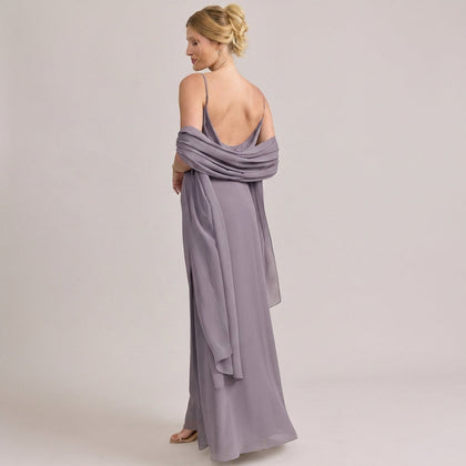 Chiffon Shawl | Made To Order | Wisteria