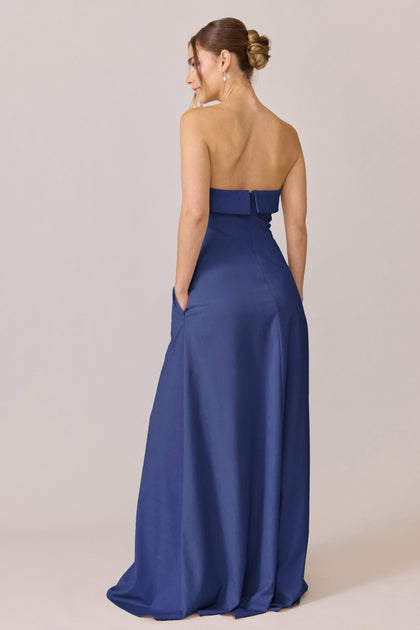 Clarke Suiting Dress | Made To Order | Blue