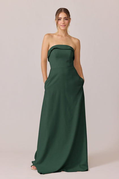 Clarke Suiting Dress | Made To Order | Emerald