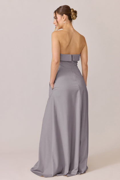 Clarke Suiting Dress | Made To Order | Gray