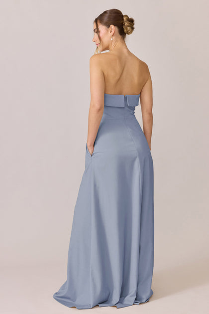Clarke Suiting Dress | Made To Order | Blue