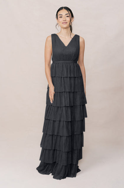 Clove Tulle Dress | Made To Order | Black