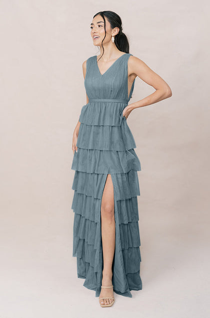 Clove Tulle Dress | Made To Order | Eucalyptus