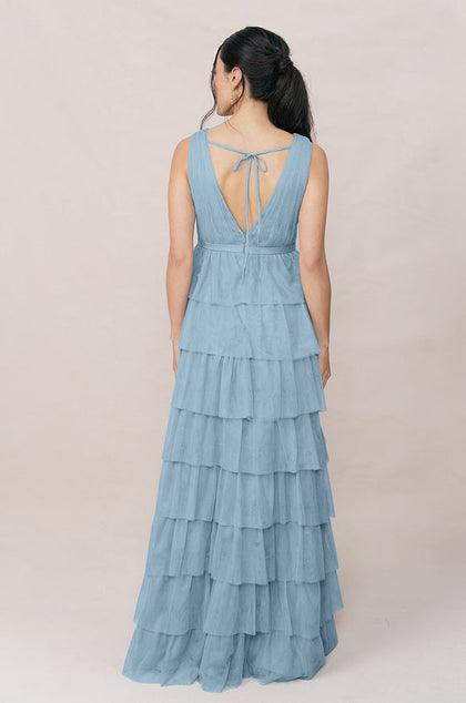 Clove Tulle Dress | Made To Order | French Blue