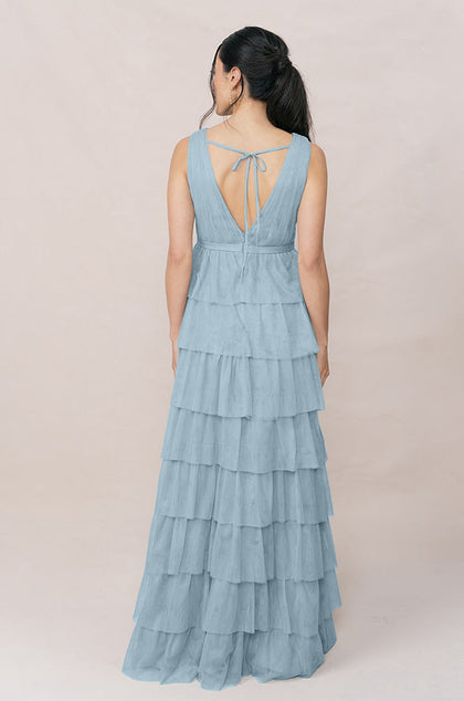 Clove Tulle Dress | Made To Order | Light Blue