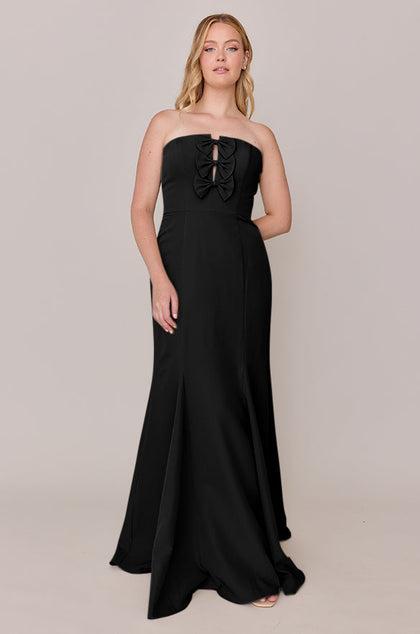 Colette Crepe Dress | Made To Order | Black