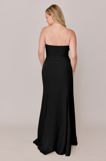 Colette Crepe Dress | Made To Order | Black