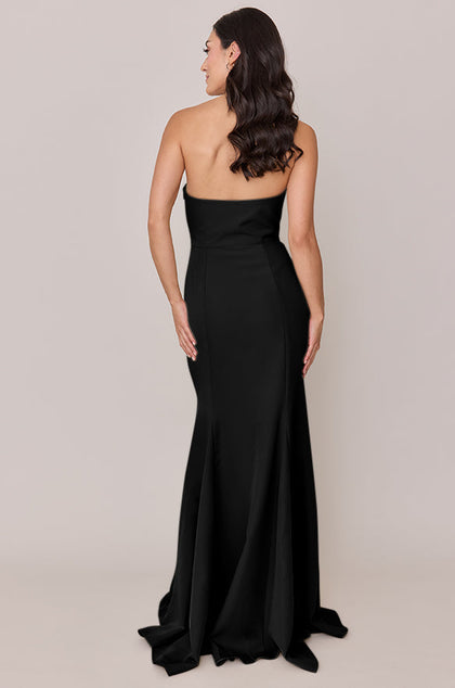 Colette Crepe Dress | Made To Order | Black