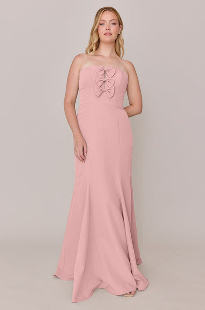 Colette Crepe Dress | Made To Order | Blushing Bride